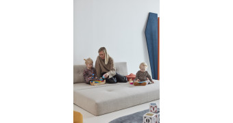 Canapé convertible, 1 place, 2 places, modulable, design, sofa, 80X200CM, 160X200CM, garantie 5 ans, Danemark